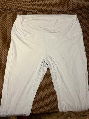 Plain High-Waist light Blue Yoga Leggings
